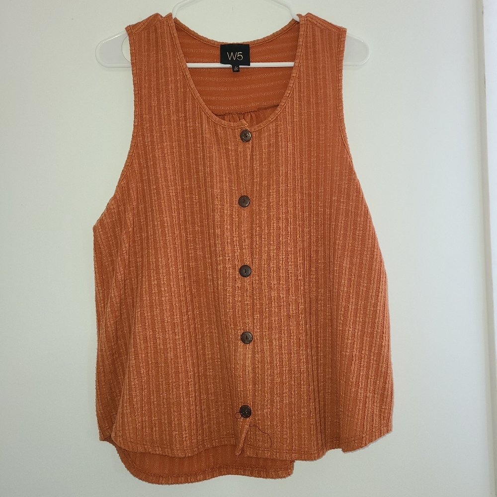 Orange tank top